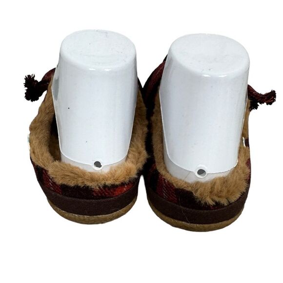 Toms red plaid slippers women’s size 6 - Picture 5 of 8